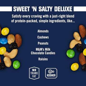 Kar’s Nuts Sweet ‘N Salty Deluxe Trail Mix, 1.5 oz Individual Snack Packs – Bulk Pack of 18, Gluten-Free Snacks