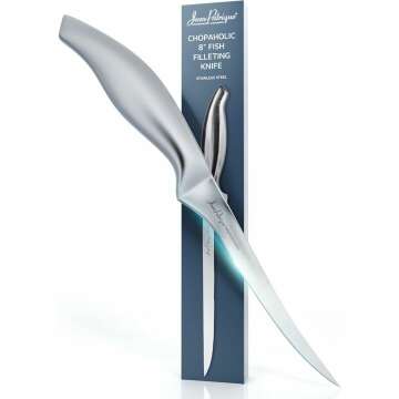 Jean-Patrique Chopaholic Fish Boning Knife - 8" Flexible Blade for Precise Filleting