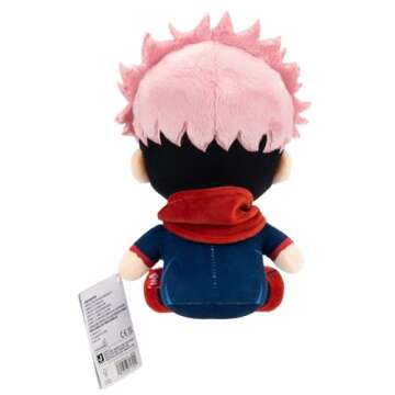 Total Anime Yuji Itadori - 8-Inch Scale Super Soft Plush with Authentic Details from Jujutsu Kaisen