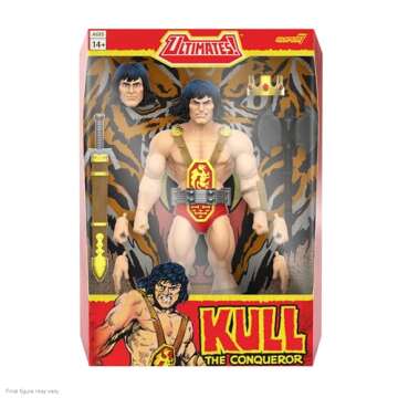 Super7 ULTIMATES! Conan The Barbarian Kull The Conqueror (Comics) - 7" Conan Action Figure with Accessories Comic Book Collectibles and Retro Toys