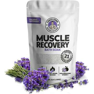 Natural Muscle Recovery Bath Soak with Magnesium