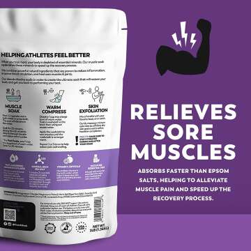 Natural Muscle Recovery Bath Soak with Magnesium