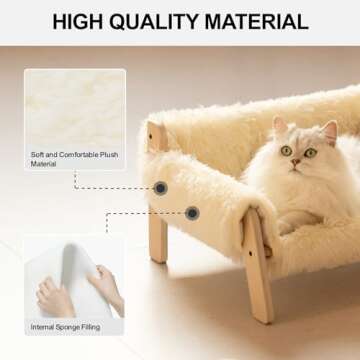 MEWOOFUN Cat Sofa Bed - Stylish Pet Couch for Cats