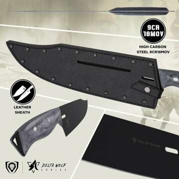 Delta Wolf Chef & Slicing Knife Bundle - High Quality