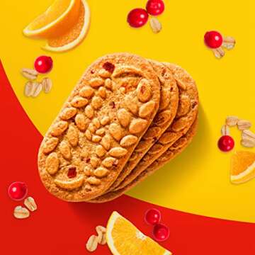 belVita Cranberry Orange Breakfast Biscuits, 5 Packs (4 Biscuits Per Pack)