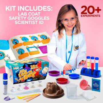 Kids Science Kit & Lab Coat Set