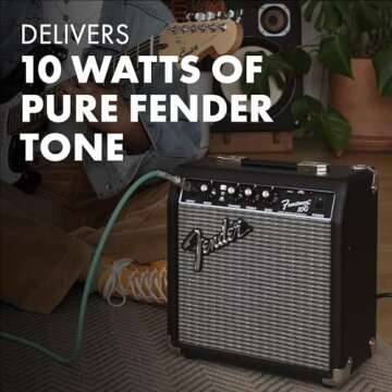 Fender Frontman 10G Guitar Amp - 10W, Portable & Reliable