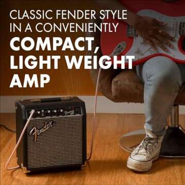 Fender Frontman 10G Guitar Amp - 10W, Portable & Reliable