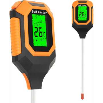 Soil Moisture Meter with pH & Light Measurement