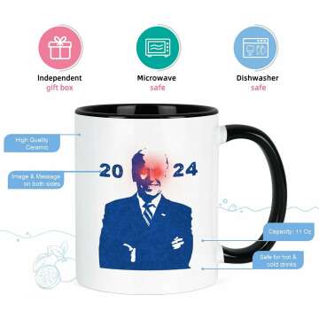 Dark Brandon 2024 Mug - Pro Biden Gifts and Merch