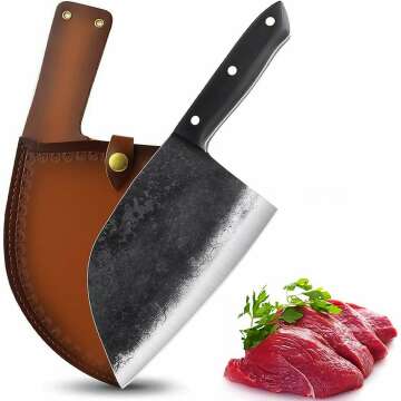 Dream Reach High Carbon Serbian Chef Knife with Sheath