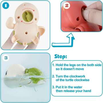 Swim Turtle Bath Toys