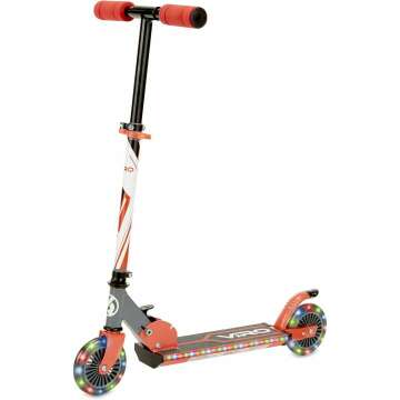 VIRO Rides VR 200 Glow-Rider Kick Scooter with Over 50 LED Lights Built Into The Deck, Multicolor