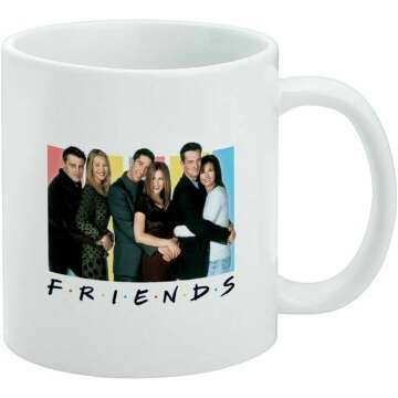 GRAPHICS & MORE Friends It's All About Friends Ceramic Mug - 11oz