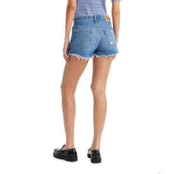 Levi's Women's 501 Original Shorts (Also Available in Plus), Fargo Stop-Amazon Exclusive, 27