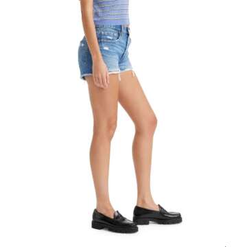 Levi's Women's 501 Original Shorts (Also Available in Plus), Fargo Stop-Amazon Exclusive, 27