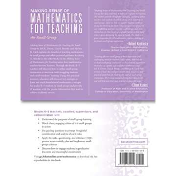 Making Sense of Mathematics for Teaching the Small Group (Small-Group Instruction Strategies to Differentiate Math Lessons in Elementary Classrooms) (Every Student Can Learn Mathematics)