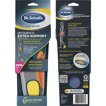 Dr. Scholl's Women's Plus-Size Pain Relief Insoles