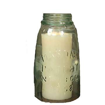 Colonial Tin Works Mason Jar Cloche - Half Gallon Size (1)