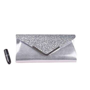 Glitter Evening Clutch Purses for Weddings & Parties