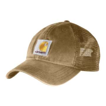 Carhartt Men's Buffalo Cap in Dark Khaki - One Size Fits All