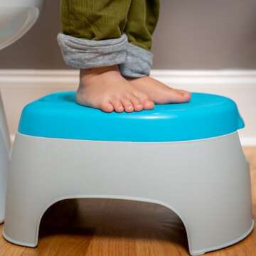 Summer 3-in-1 Train with Me Potty Seat Topper and Stepstool for Toddler Training and Beyond Easy to Empty and Clean Space Saving