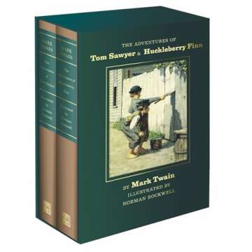 The Adventures of Tom Sawyer and Huckleberry Finn: Norman Rockwell Collector's Edition (Abbeville Illustrated Classics)