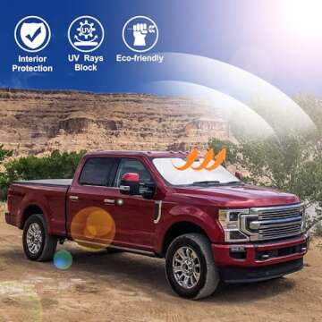 Windshield Sun Shade for 2017-2022 Ford Super Duty