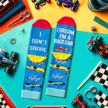 Zmart Funny Racing Car Gifts for Men & Teens