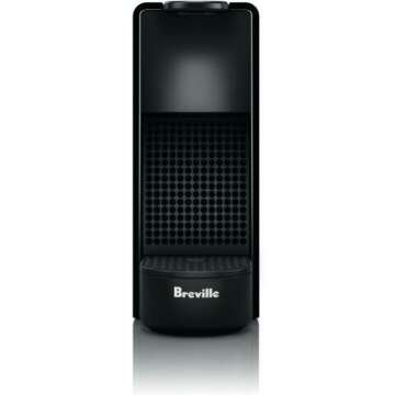 Breville BEC220BLK1AUC1 Nespresso Essenza Mini Espresso Machine, 15.25 x 5.5 x 12.25 in, Black