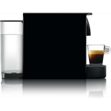 Breville BEC220BLK1AUC1 Nespresso Essenza Mini Espresso Machine, 15.25 x 5.5 x 12.25 in, Black