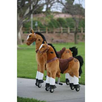 Real Walking Pony Ride-On for Kids 5-12 Years