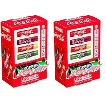 Lip Smacker Coca Cola Lip Balm Pack - Fun Vending Machine Flavors