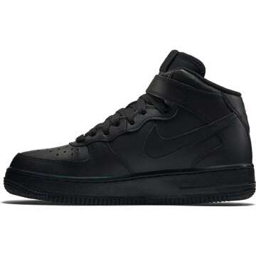 Nike Men's AF1 Black/Black Sneakers