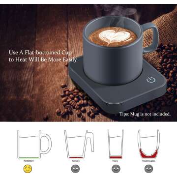 VOBAGA Smart Coffee Mug Warmer with Auto Shut Off