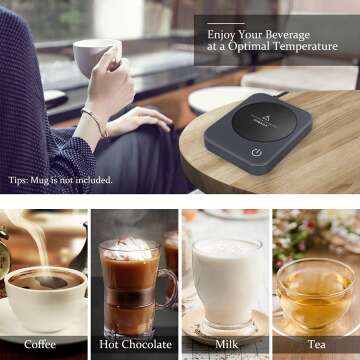 VOBAGA Smart Coffee Mug Warmer with Auto Shut Off