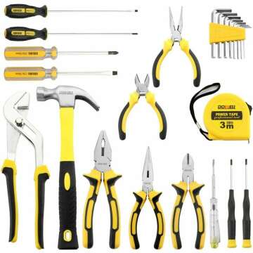 DOWELL 24-Piece Tool Set with Handy Portable Bag