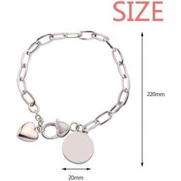 Joe Biden Heart Chain Bracelet - Stylish Patriot Jewelry