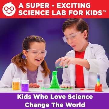 Doctor Jupiter Science Kit for Kids Ages 8-9-10-11-12-13-14| Christmas, Birthday Gift Ideas for Boys & Girls 8+ Years Old | STEM Toy with 135+ Experiments| Learning & Educational Kits