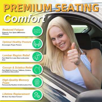 Ergonomic Car Seat Cushion for Ultimate Comfort