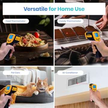 Etekcity Infrared Thermometer Gun - Digital IR Cooking Tool