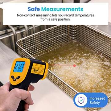 Etekcity Infrared Thermometer Gun - Digital IR Cooking Tool