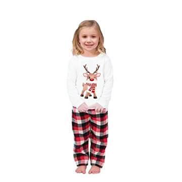 Awoscut Family Christmas Pajamas Matching Pajamas for Family, Xmas PJs Sets Holiday Sleepwear(#311, Dog, S)