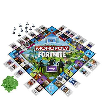 Monopoly: Fortnite Collector's Edition Board Game Inspired by Fortnite Video Game, Board Game for Teens and Adults, Ages 13 and Up