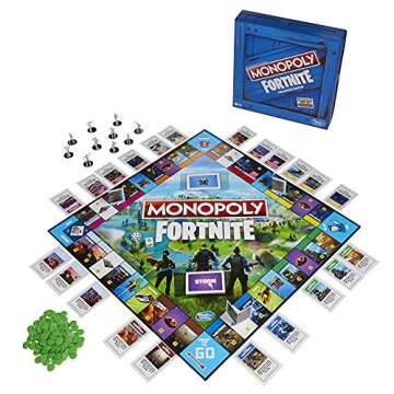 Monopoly: Fortnite Collector's Edition Board Game Inspired by Fortnite Video Game, Board Game for Teens and Adults, Ages 13 and Up