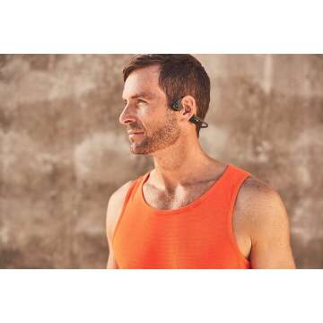 Bone Conduction Wireless Headphones in Slate Grey