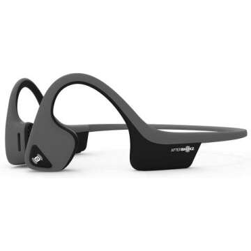 Bone Conduction Wireless Headphones in Slate Grey