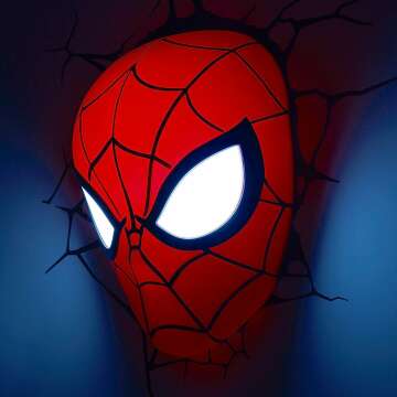 Marvel Spiderman 3D Deco Light - Red Mask