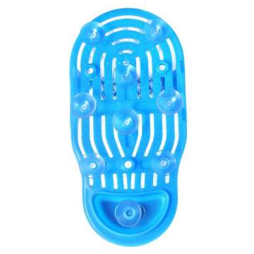 Simple Feet Cleaner, Magic Foot Scrubber,Exfoliating Easy Feet Cleaning Brush,Feet Washer Foot Shower Spa Massager Slippers for Unisex Adults