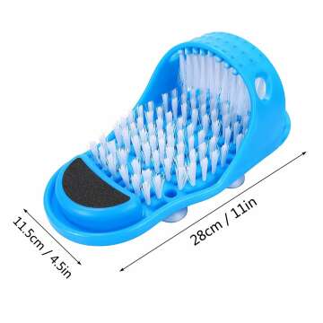 Simple Feet Cleaner, Magic Foot Scrubber,Exfoliating Easy Feet Cleaning Brush,Feet Washer Foot Shower Spa Massager Slippers for Unisex Adults